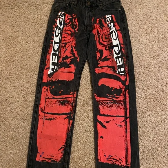sp5der worldwide | Jeans | Spider 5 Pnk Denim Jeans